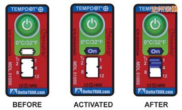 達州溫度指示標簽 累計上升時間/溫度的標簽