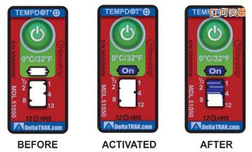 紅河溫度指示標簽 累計上升時間/溫度的標簽