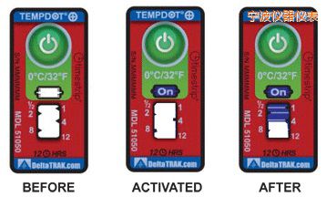 寧波溫度指示標(biāo)簽 累計(jì)上升時間/溫度的標(biāo)簽