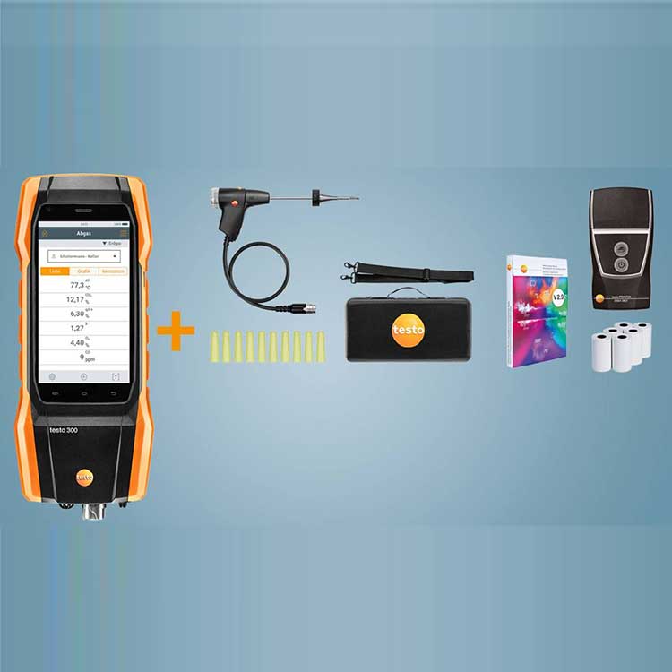 testo300LL長壽命煙氣分析儀基礎款2(二組分)